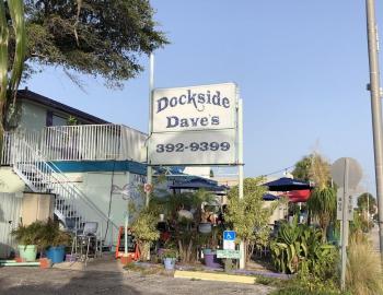 Dockside Dave's sign Dockside Dave's sign