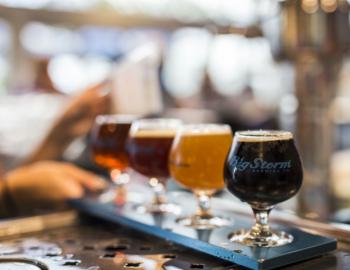Big Storm Brewing Co. beers on tap