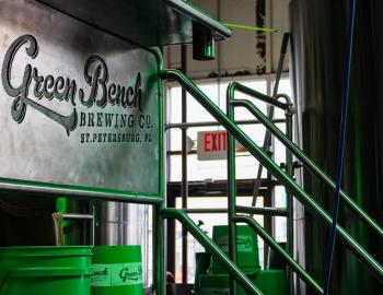 Green Bench Brewing Company sign Green Bench Brewing Company sign