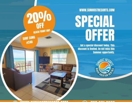 July Discount Condo