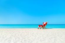 Santa at the Beach Santa at the Beach