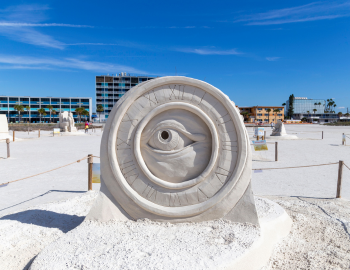 Sand Sculpture Treasure Island
